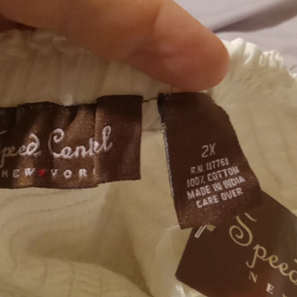 Speed Control New York Cottagecore Summer Eyelett Strapless Dress Size 2x NWT - Picture 10 of 11